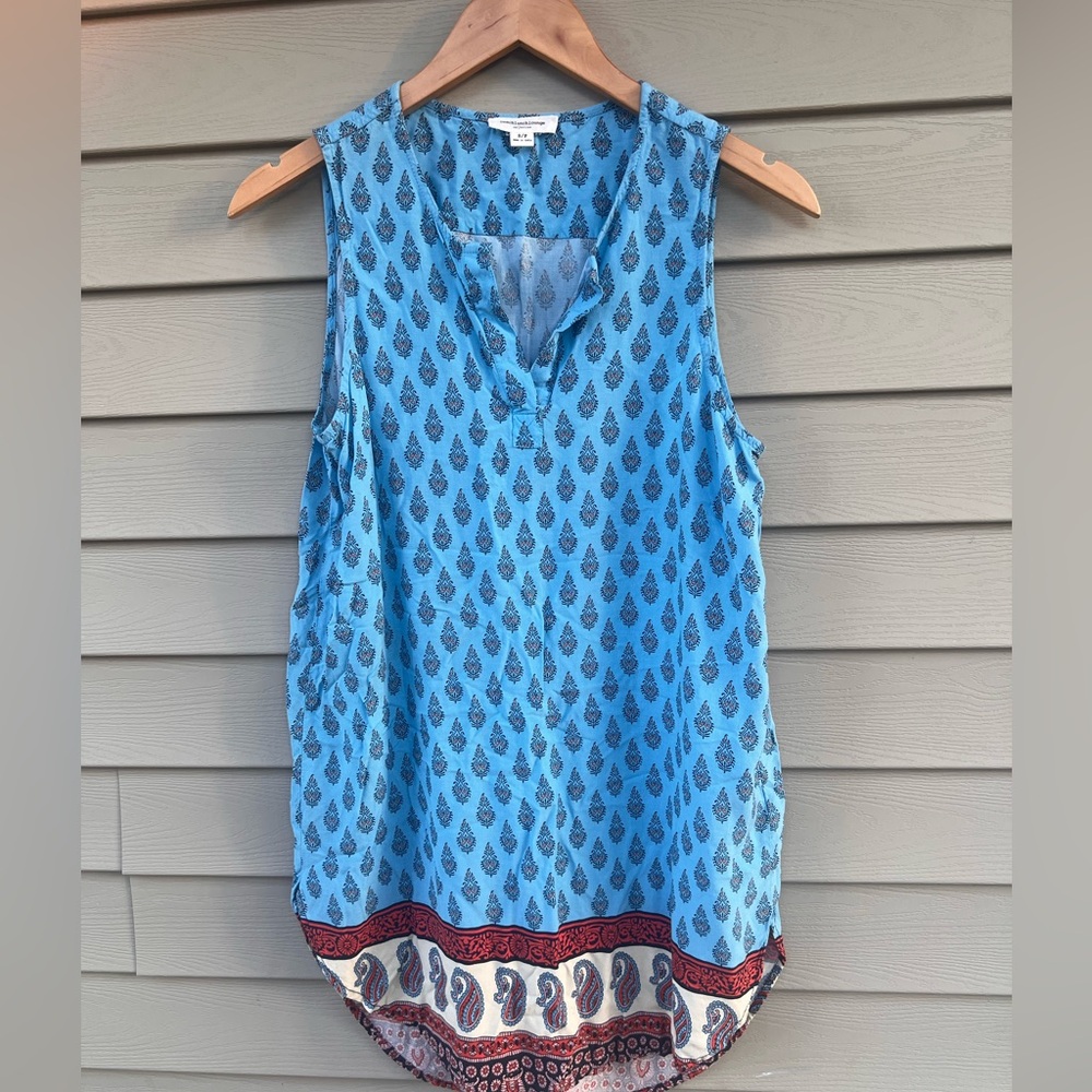 Beachlunchlounge sleeveless boho dress, multicolor. Size SP